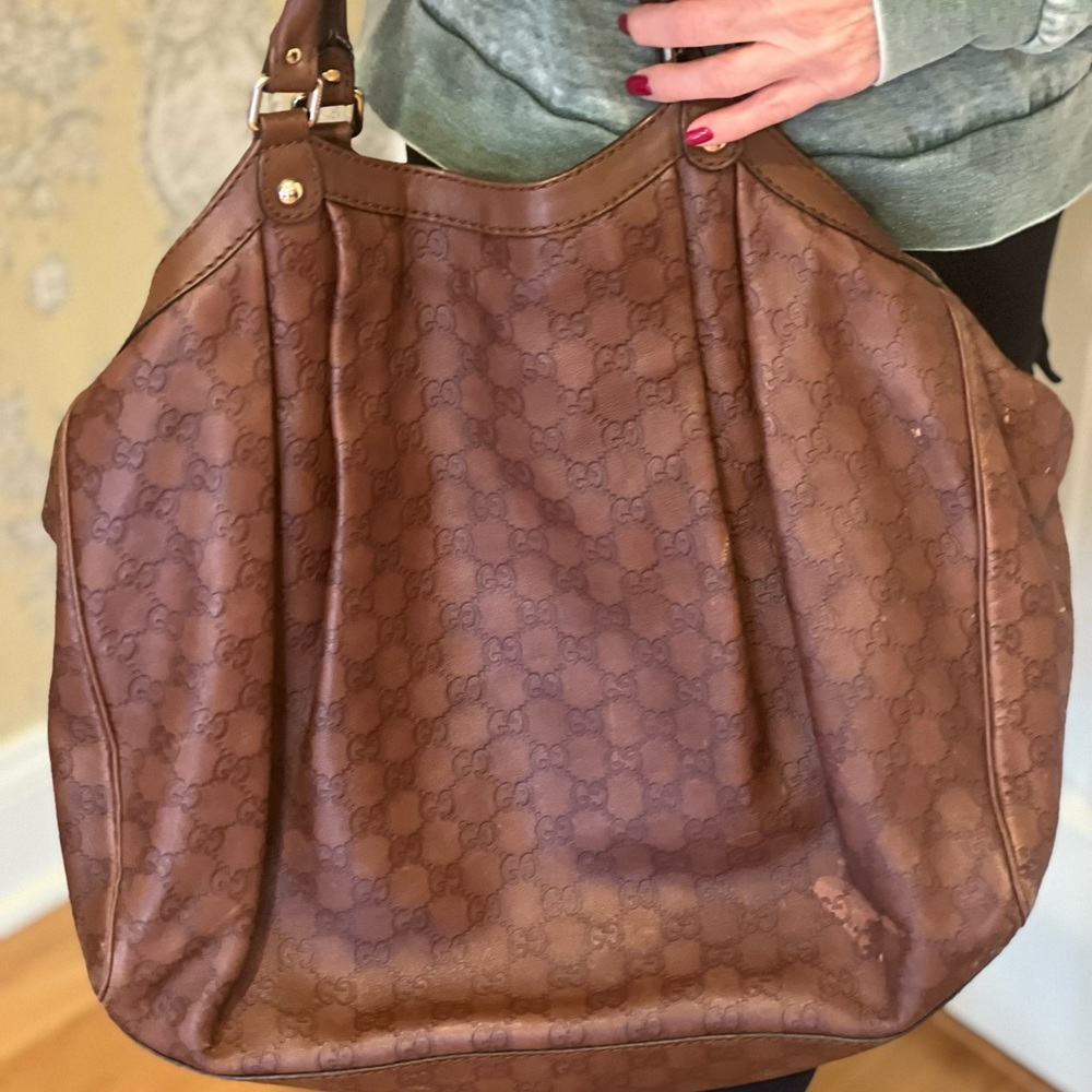 Gucci monogram tote
